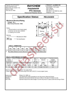 MINISMDC150-2 datasheet  